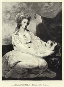 La viscontessa St Asaph e il bambino